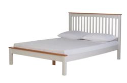 Collection Aspley Double Bed Frame - Two Tone.